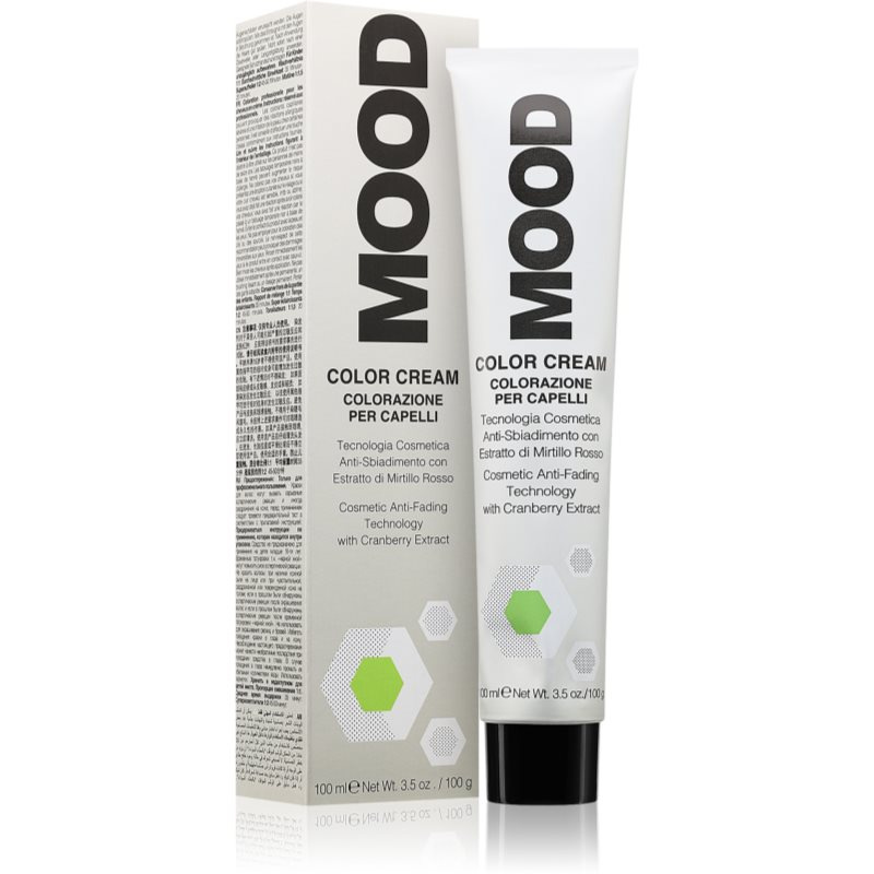 MOOD Color Cream permanentní barva na vlasy odstín 1 Black 100 ml