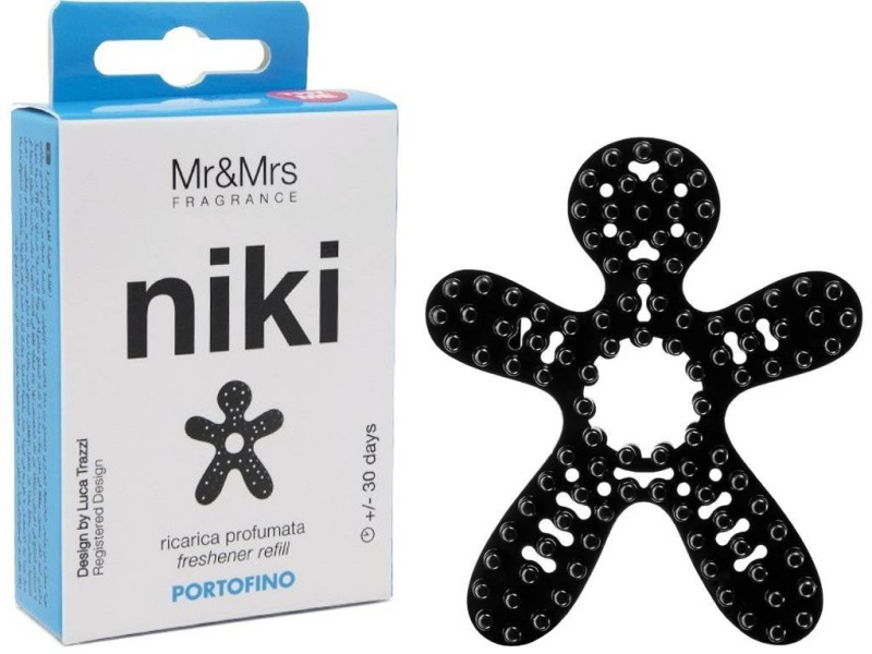 Mr & Mrs Fragrance Niki Portofino vůně do auta náhradní náplň 1 ks