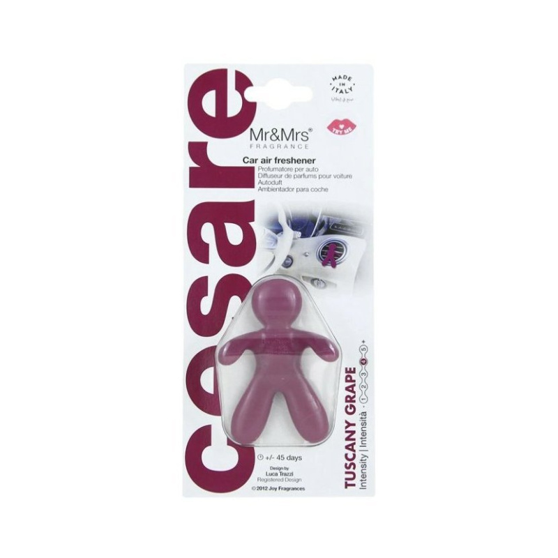 Mr & Mrs Fragrance Cesare Tuscany Grape vůně do auta 1 ks