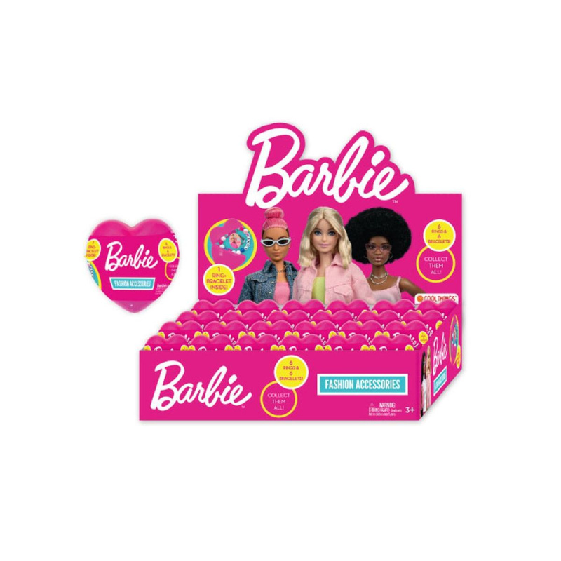 Barbie Srdcová kapsle – herní sada s 1 prstýnkem + 1 náramkem