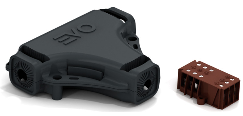 Spojka gelová odbočná EVO 03D 3x(1,5-4mm2) odbočné 3x(1,5-4mm2) IP68 1005638