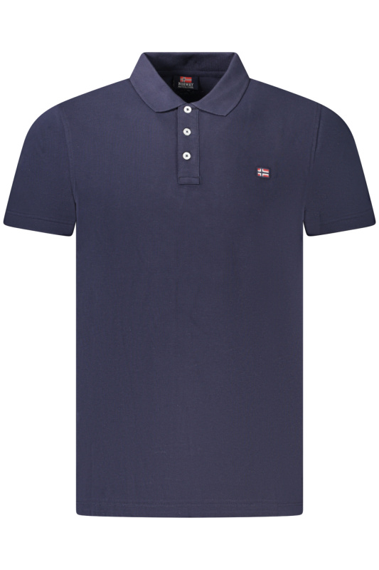 NORWAY 1963 MEN'S SHORT SLEEVE POLO BLUE
