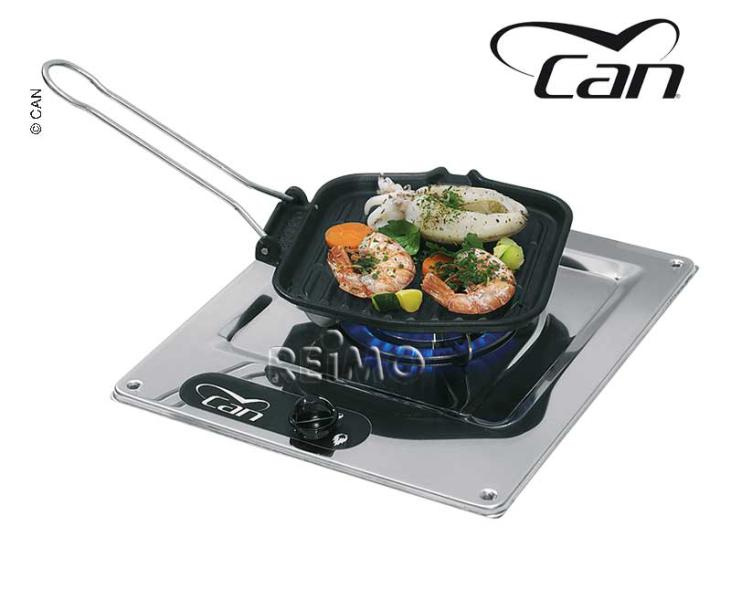 CAN Sporák s 1 hořákem z nerezové oceli D32 x Š28,5 x V4 9cm
