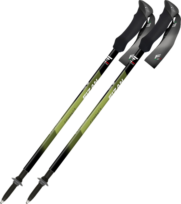 Trekové hole FIZAN Compact zelená