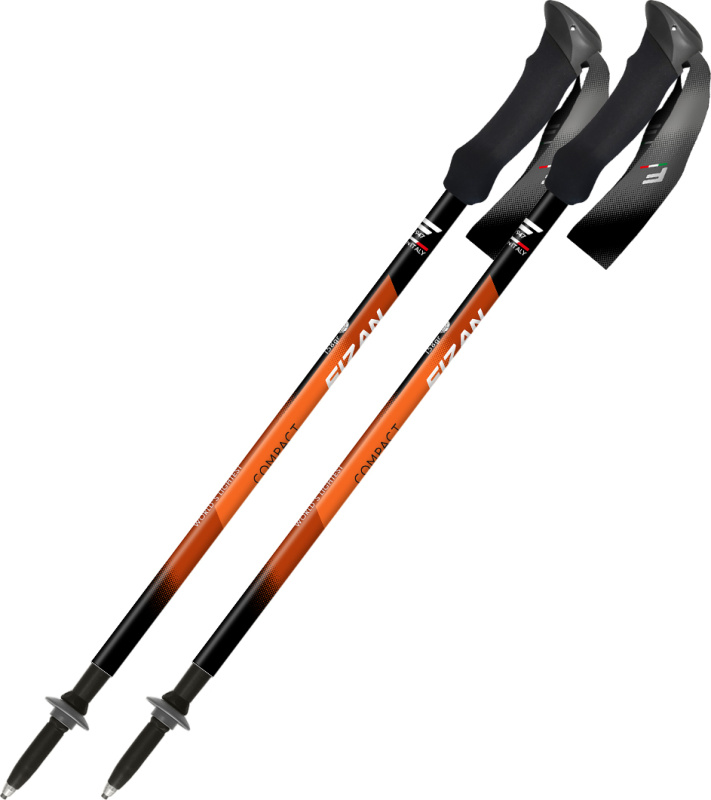 Trekové hole FIZAN Compact oranžová