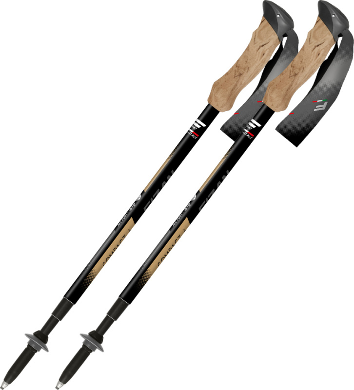 Trekové hole FIZAN Compact 4 Tech béžová