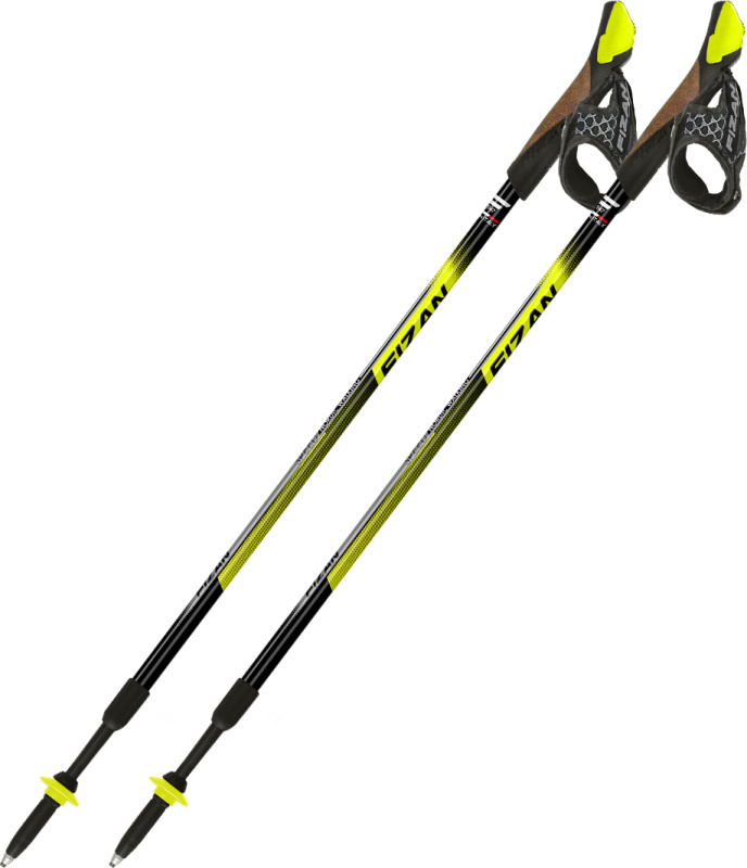 Nordic walking hole FIZAN Speed žlutá