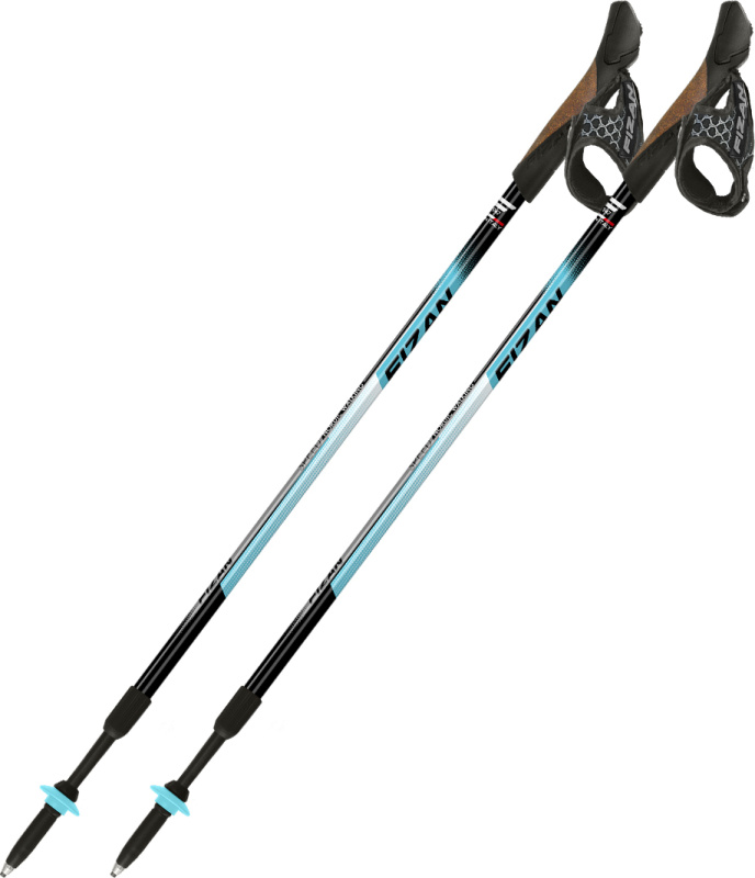 Nordic walking hole FIZAN Speed světle modrá