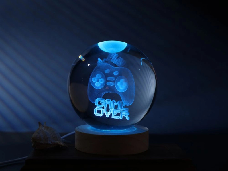Lampa křišťálová koule pro hráče