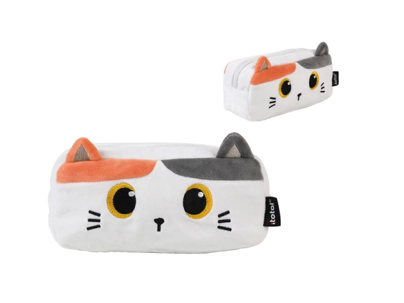 Plyšový penál oranžová kočka Cat Lovers