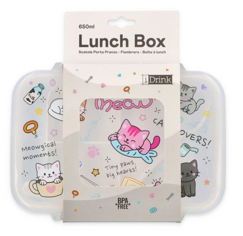 iTotal svačinový box s kočičkami - 1 kus