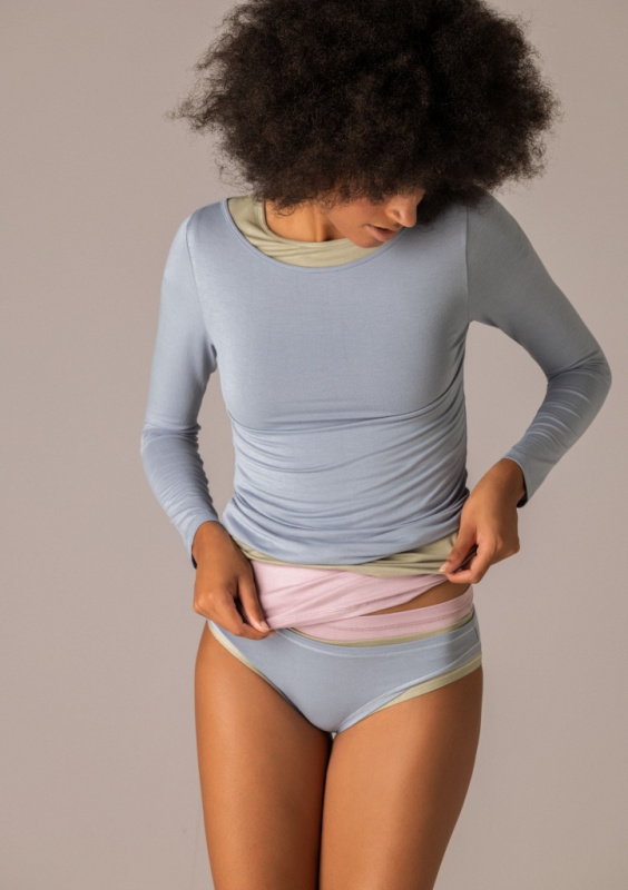 Dámské brazilky Sielei 6007 Barva: Modrá, Velikost: XL