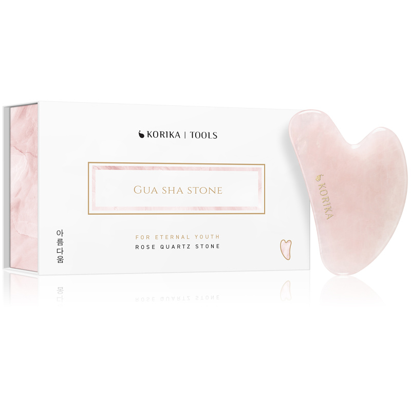 KORIKA Gua Sha masážní kámen z růženínu (Gua Sha Stone)