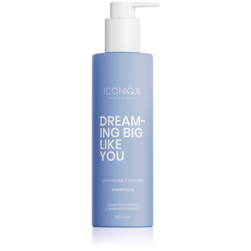 ICONIQUE Professional DREAMING BIG LIKE YOU Volume & Thickness šampon pro zvětšení objemu pro jemné vlasy 250 ml