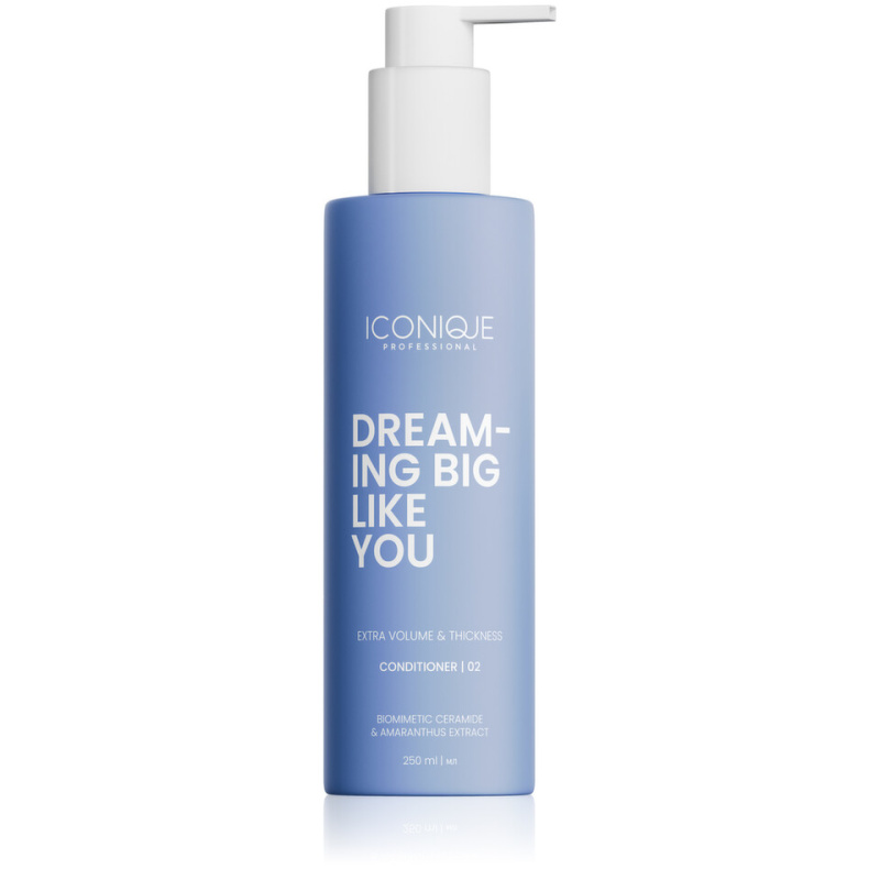 ICONIQUE Professional DREAMING BIG LIKE YOU Volume & Thickness kondicionér pro zvětšení objemu pro jemné vlasy 250 ml