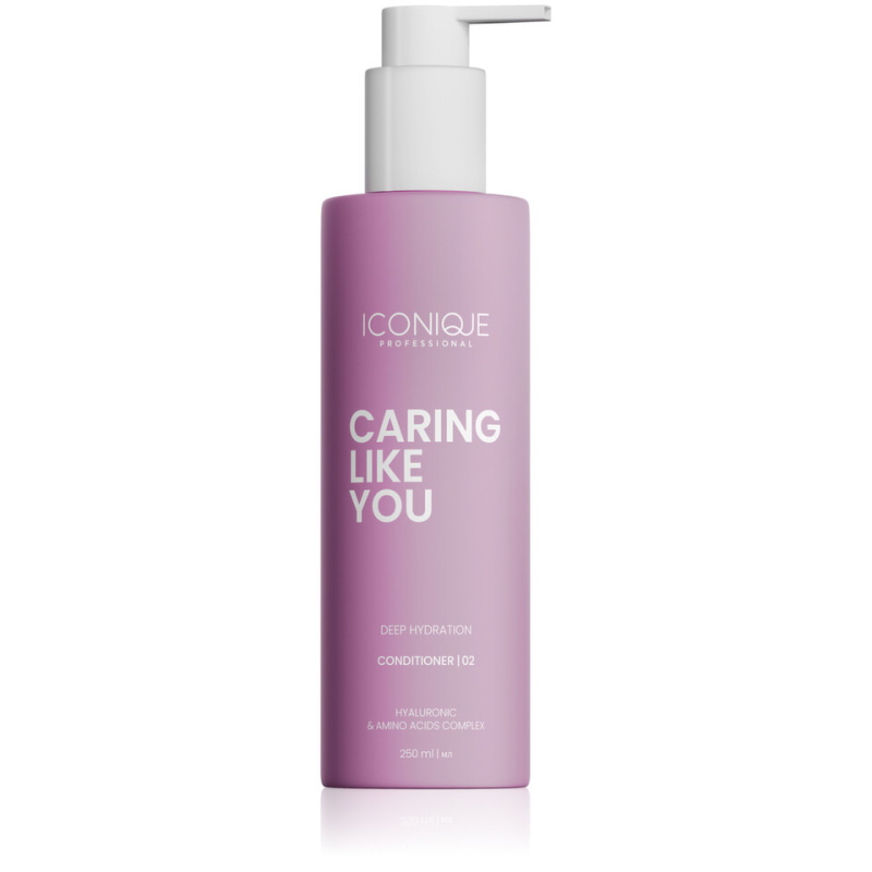 ICONIQUE Professional CARING LIKE YOU Deep Hydration hloubkově hydratační kondicionér pro suché a poškozené vlasy 250 ml
