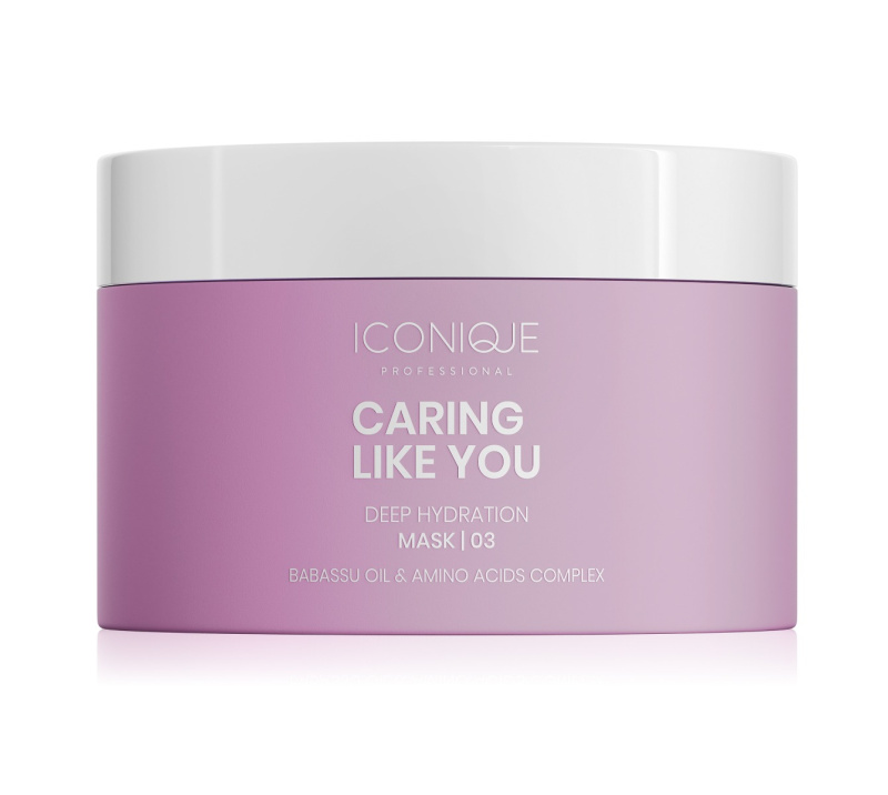 ICONIQUE Professional CARING LIKE YOU Deep Hydration hloubkově hydratační maska pro suché a poškozené vlasy 200 ml