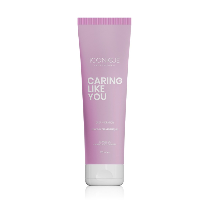 ICONIQUE Professional CARING LIKE YOU Deep Hydration bezoplachová péče pro suché a poškozené vlasy 150 ml