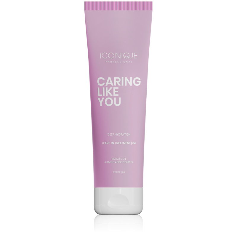 ICONIQUE Professional CARING LIKE YOU Deep Hydration bezoplachová péče pro suché a poškozené vlasy 150 ml