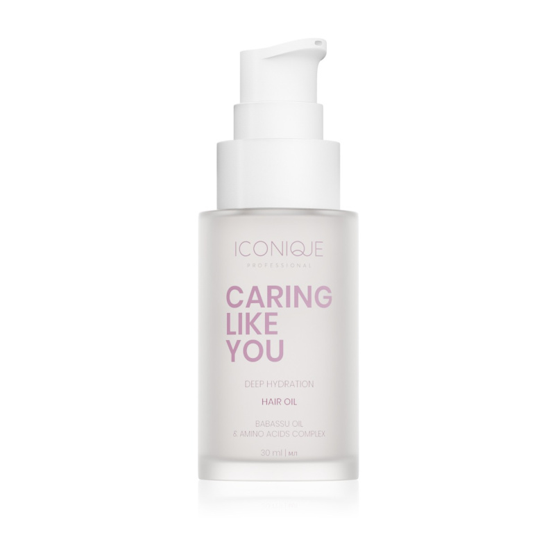 ICONIQUE Professional CARING LIKE YOU Deep Hydration hydratační olej pro suché a poškozené vlasy 30 ml