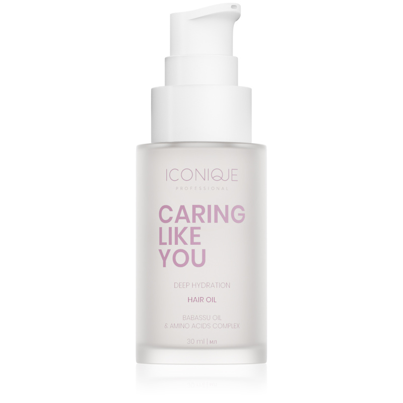 ICONIQUE Professional CARING LIKE YOU Deep Hydration hydratační olej pro suché a poškozené vlasy 30 ml