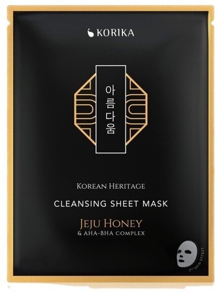 KORIKA Čisticí plátýnková maska s Jeju medem a AHA, BHA komplexem Korean Heritage (Cleansing Sheet Mask) 25 g