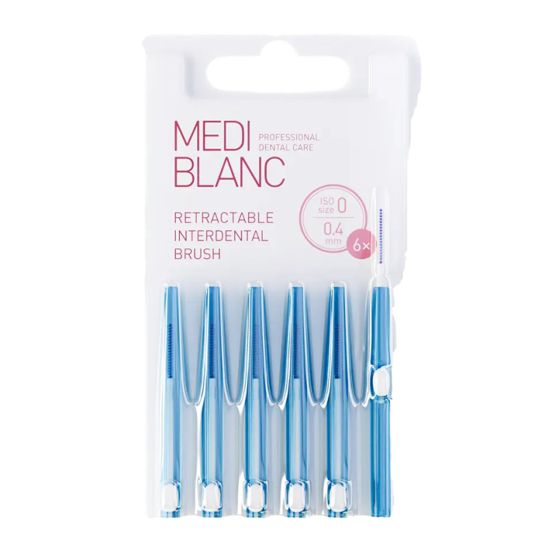 MEDIBLANC Mezizubní kartáčky 0,4 mm vysouvací 6 ks