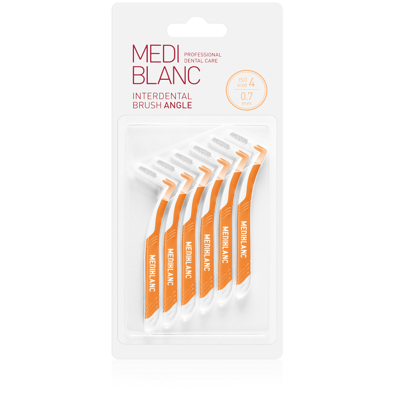 MEDIBLANC Mezizubní kartáček 0,7 mm žlutý 6 ks