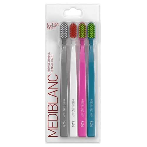 MEDIBLANC Zubní kartáček Ultra Soft 4 ks