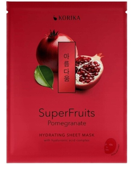 KORIKA SuperFruits Granátové jablko hydratační sheet maska 25 g