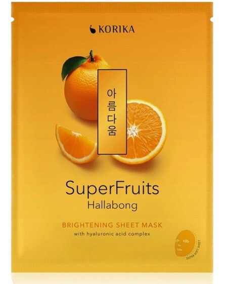 KORIKA SuperFruits Hallabong rozjasňující sheet maska 25 g
