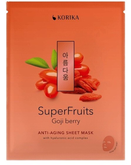 KORIKA SuperFruits Goji anti-aging sheet maska 25 g
