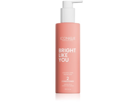 ICONIQUE Professional BRIGHT LIKE YOU Colour & Shine Protection Conditioner obnovující kondicionér pro barvené vlasy 250 ml