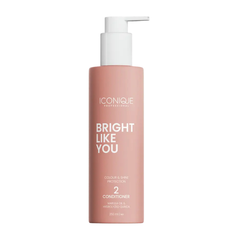 ICONIQUE Professional BRIGHT LIKE YOU Colour & Shine Protection Conditioner obnovující kondicionér pro barvené vlasy 250 ml