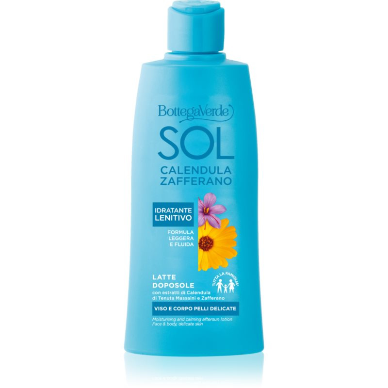 Bottega Verde Sol Calendula & Zafferano opalovací mléko na obličej a tělo SPF 30 200 ml