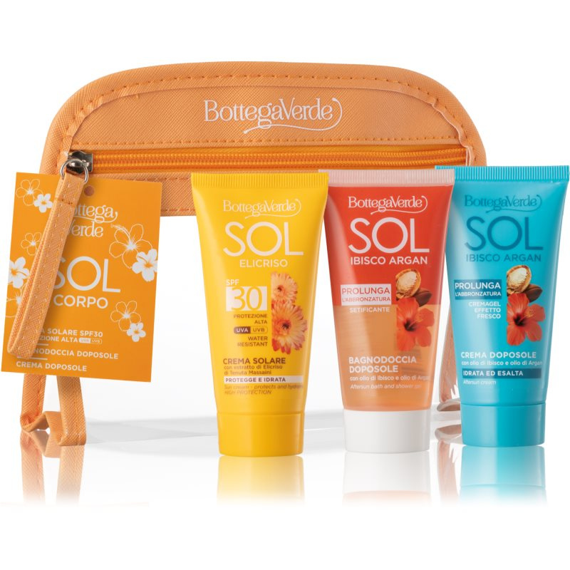 Bottega Verde Sol Hibiscus & Argan cestovní sada na opalování