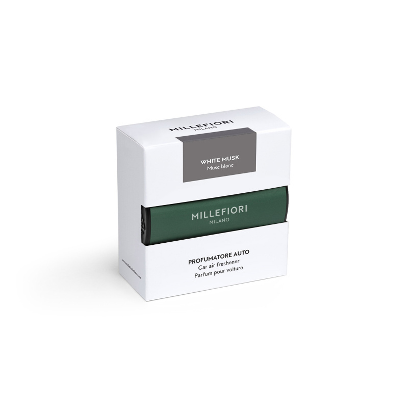 Millefiori Milano Vůně do auta Icon Classic White Musk Car Air Freshener 47 g