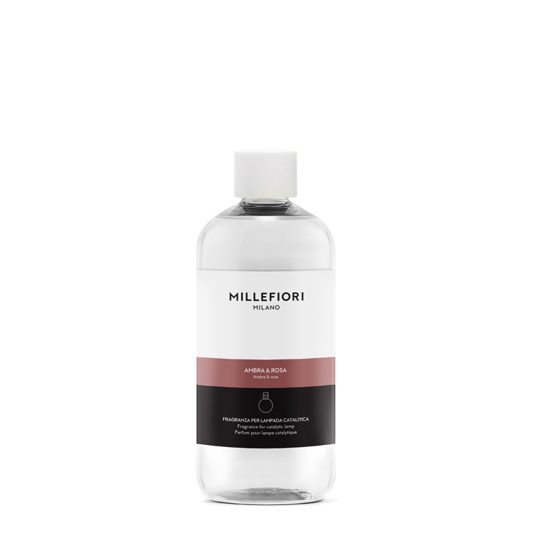 Millefiori Ambra & Rosa náplň do katalytické lampy 500 ml