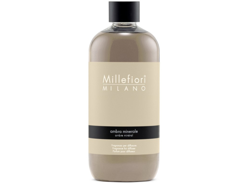 Millefiori Reed Ambra Minerale náplň do aroma difuzérů 500 ml