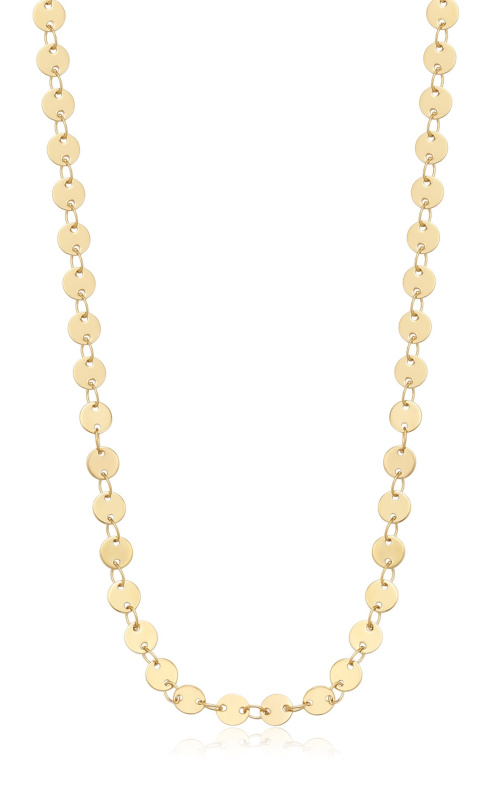 S'Agapõ Dlouhý penízkový náhrdelník z pozlacené oceli Chunky SHK90