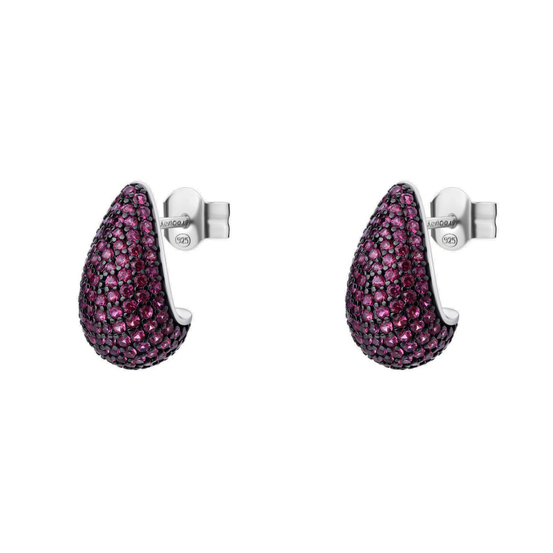 Brosway Visací náušnice Tear drop Passion Ruby Fancy FPR123