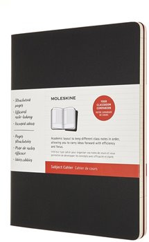 Moleskine sešity 2ks plánovací linkované černé /červené XL