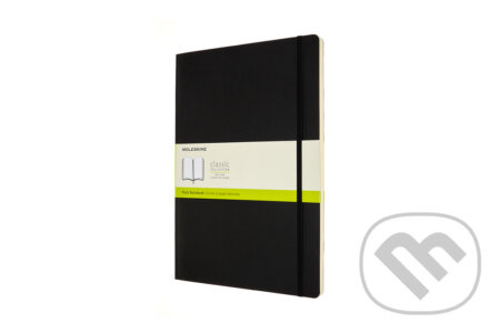 Moleskine - zápisník čierny (mäkký, A4) (čistý)