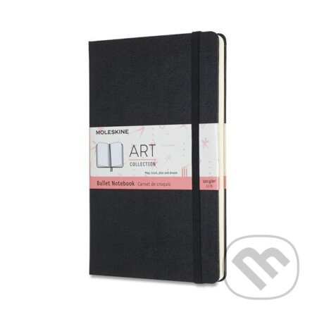 Zápisník Moleskine Art Bullet - tvrdé desky L, tečkovaný, černý