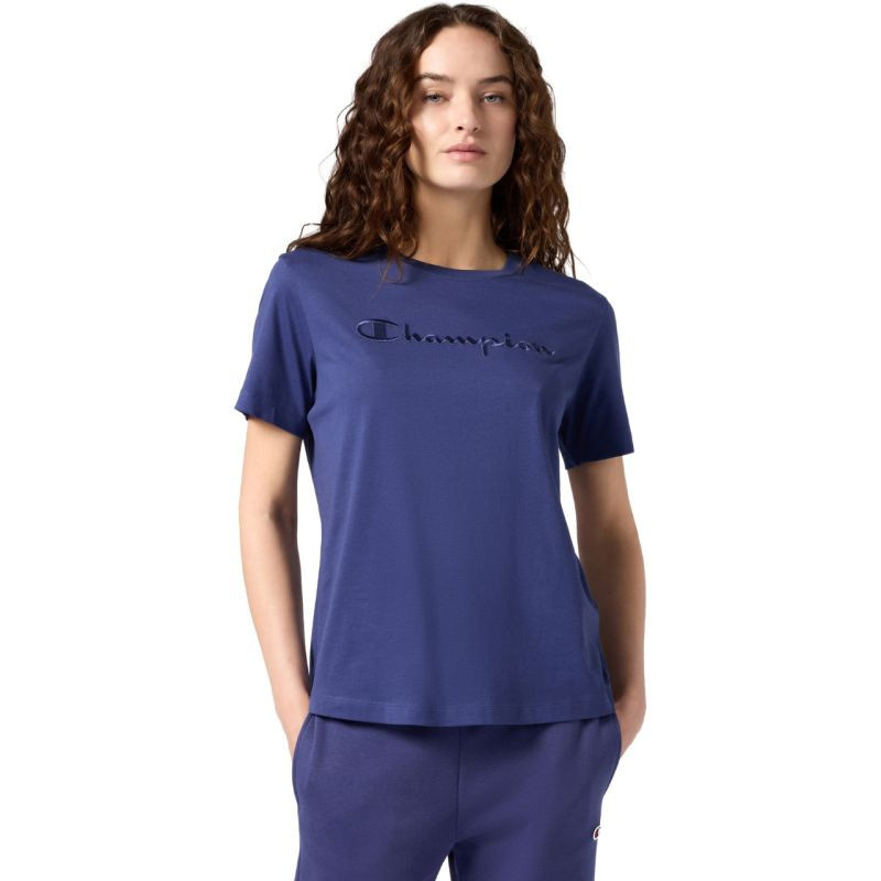 Champion dámské tričko SS Tee blue 118382 BS200 T-shirt S