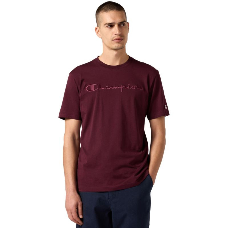 Pánské tričko Champion SS Tee maroon 220273 RS522 pánské s