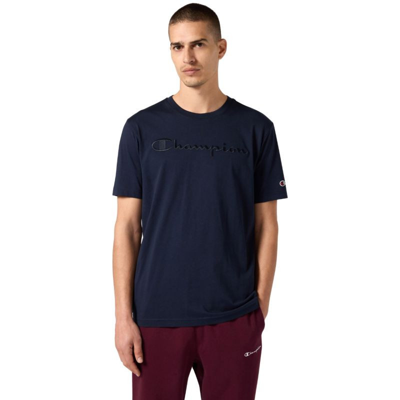 Pánské tričko Champion SS Tee navy blue 220273 BS501 pánské XL