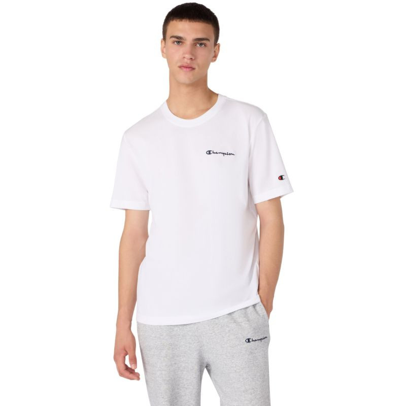 Pánské tričko Champion SS Tee white 221798 WW001 pánské S