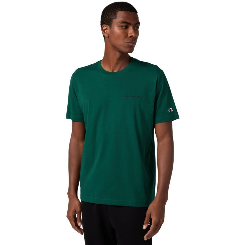 Pánské tričko Champion SS Tee green 221798 GS584 pánské XL
