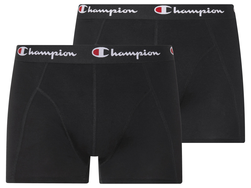 Champion Pánské boxerky, 2 kusy (černá, S)